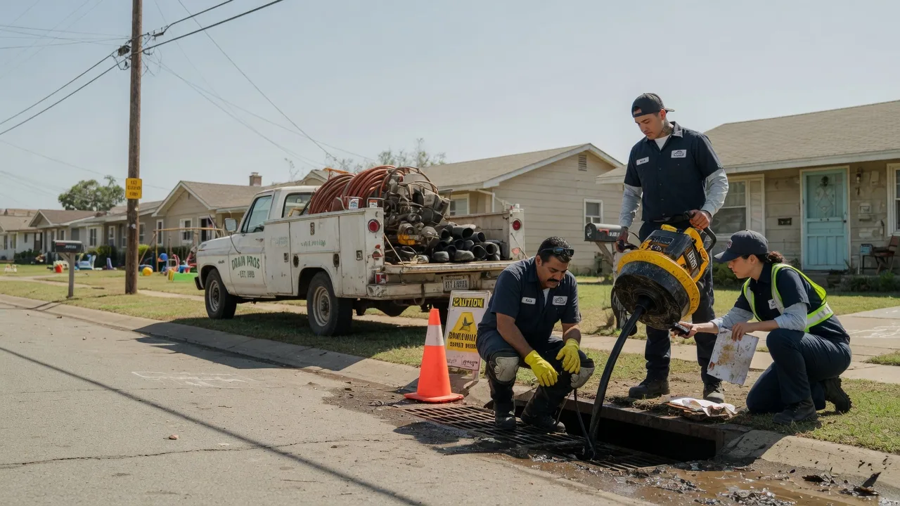 Drain Cleaning in Red Oak, OK near me